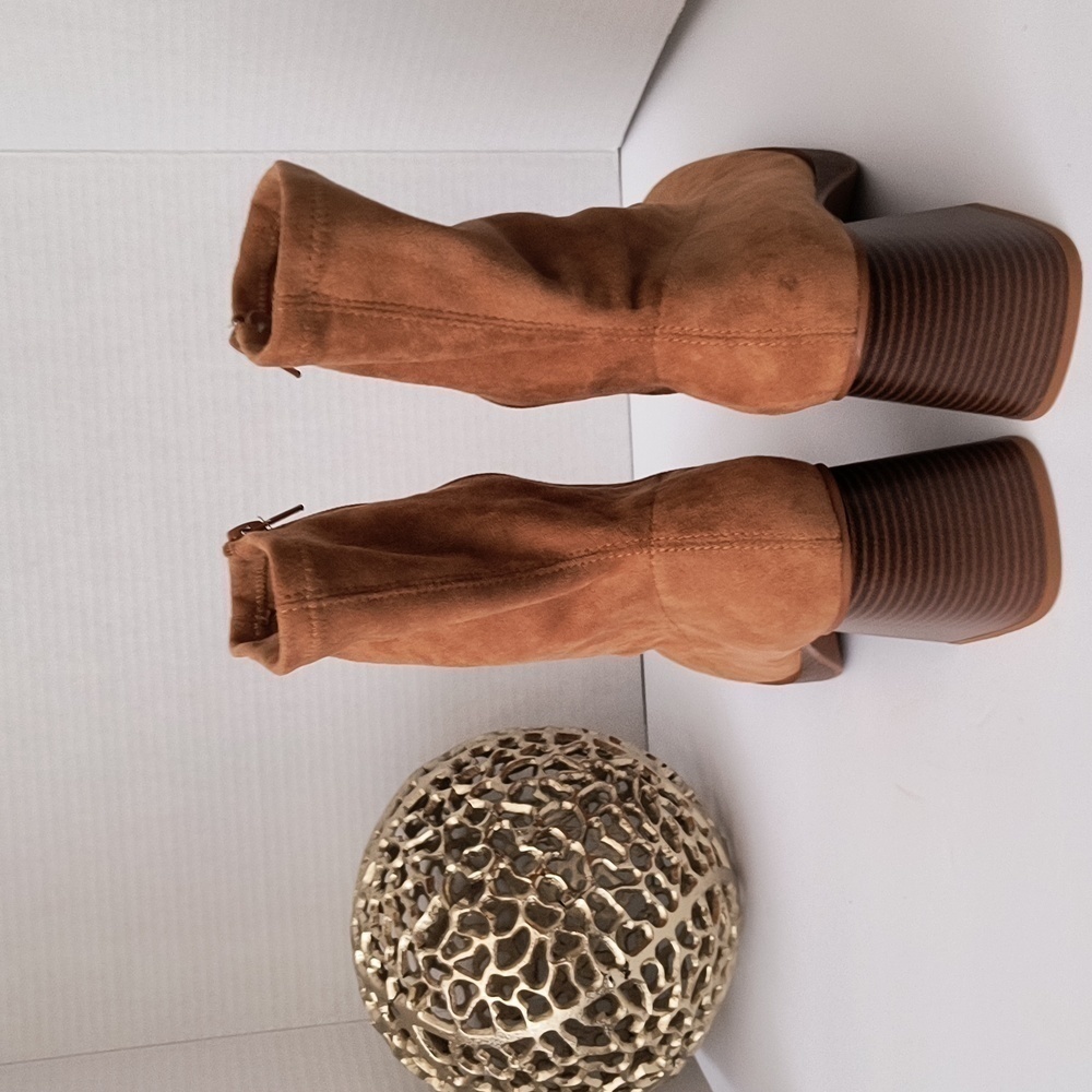 Sugar Nero Platform Bootie Tan Size 10M - Picture 4 of 11
